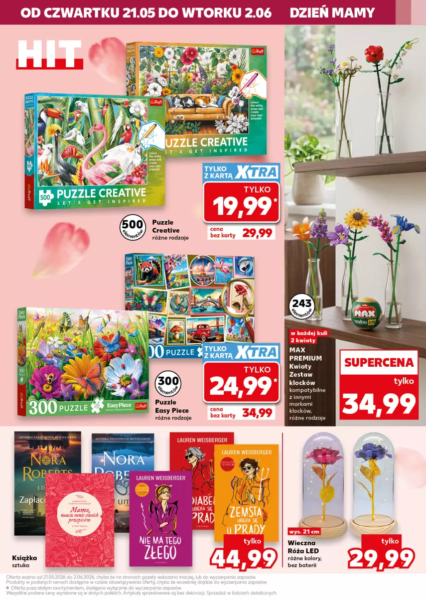 Gazetka promocyjna Kaufland - Kaufland - ważna 21.05 do 02.06.2026 - strona 7 - produkty: Książka, Piec, Puzzle, Róża