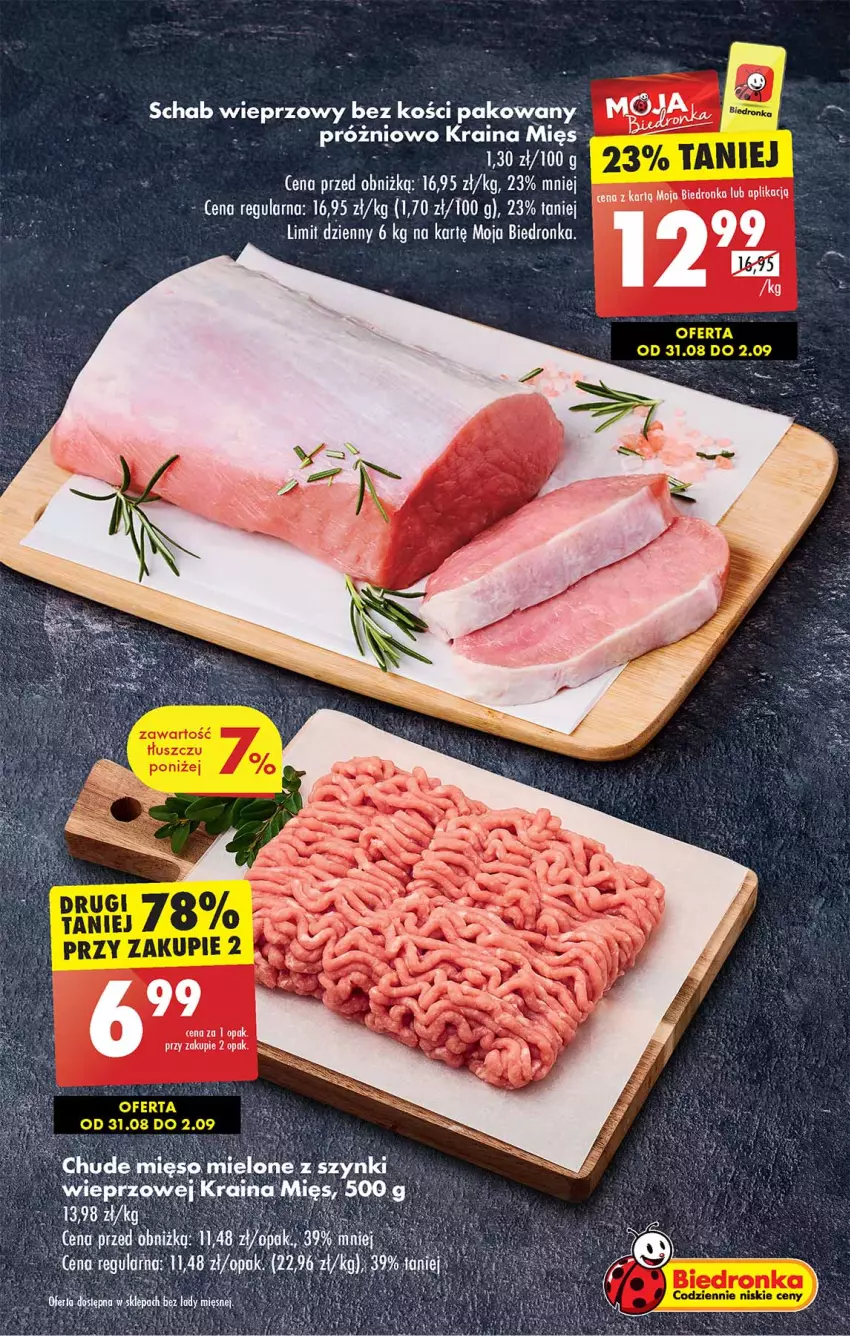 Gazetka promocyjna Biedronka - Od czwartku - ważna 31.08 do 06.09.2023 - strona 23 - produkty: Feta, Schab wieprzowy