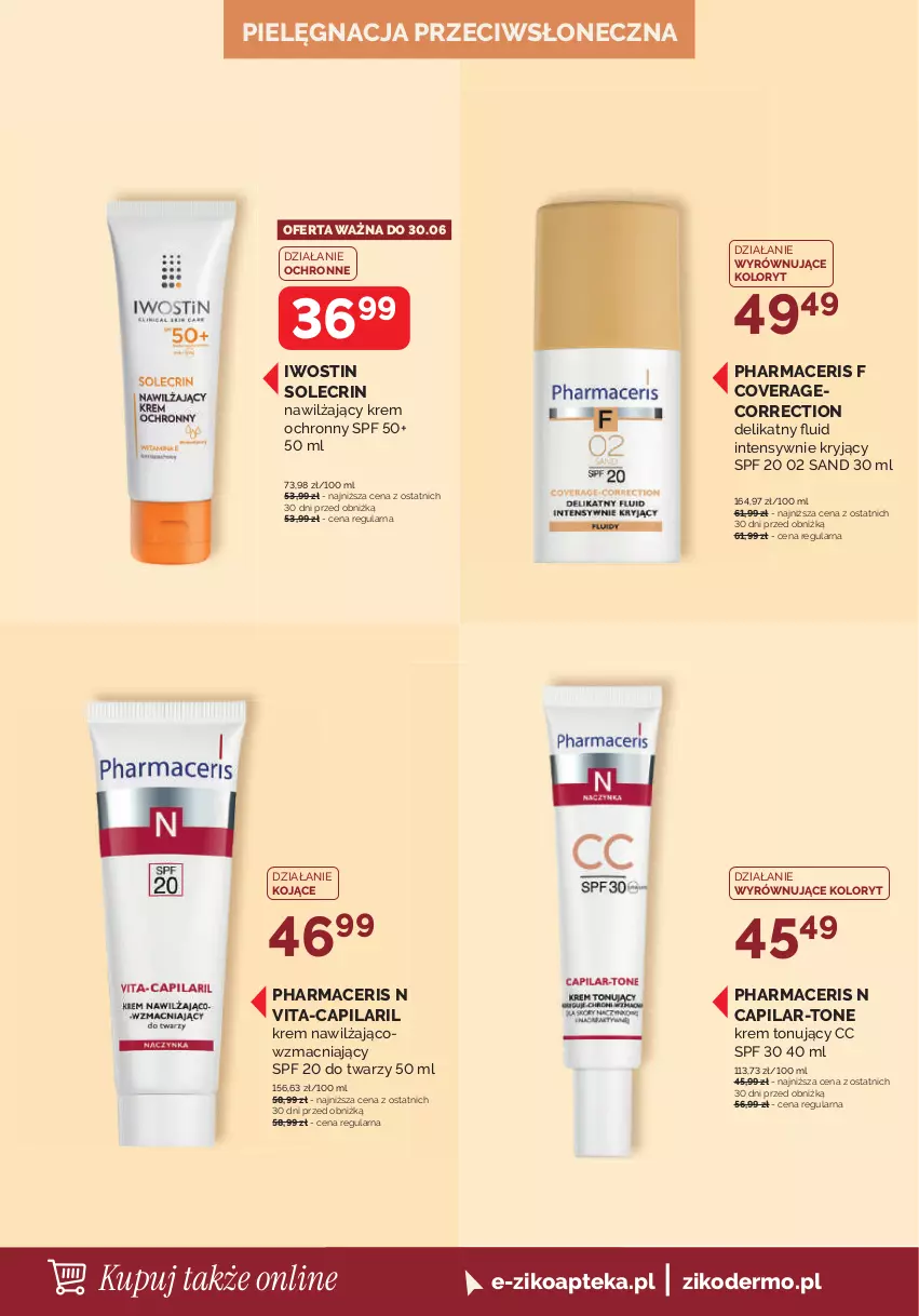 Gazetka promocyjna Ziko - Gazetka Ziko Dermo - ważna 21.05 do 30.06.2026 - strona 16 - produkty: Acer, Apteka, Iwostin, Pharmaceris