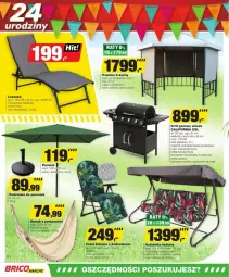 Gazetka promocyjna Bricomarche - Gazetka - ważna od 01.06 do 01.06.2024 - strona 15 - produkty: Hama, Huśtawka, Rama, Parasol, Szafka, Półka, Wózek, Fotel, Grill, Grill gazowy