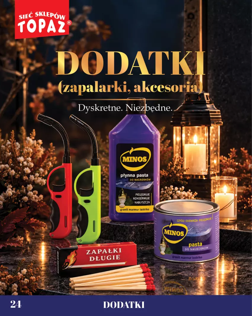 Gazetka promocyjna Topaz - Gazetka - ważna 09.10 do 02.11.2026 - strona 24 - produkty: Gra, Kret, Ser, Top