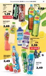 Gazetka promocyjna Netto - Artykuły spożywcze - Gazetka - ważna od 03.09 do 03.09.2022 - strona 17 - produkty: Napój energetyczny, Ice tea, Lipton, Tymbark, Kubuś Waterrr, Oshee, Kubuś, Woda, Napój, Magnez