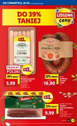 Gazetka promocyjna Lidl - GAZETKA - Gazetka - ważna od 28.03 do 28.03.2021 - strona 25 - produkty: Por, Pur, Parówki, Parówki z szynki, Dulano, Szynka, Kiełbasa krucha, PIKOK, Kiełbasa