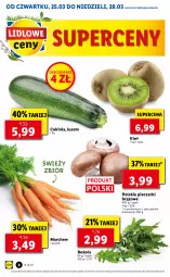 Gazetka promocyjna Lidl - GAZETKA - Gazetka - ważna od 28.03 do 28.03.2021 - strona 8 - produkty: Piec, Por, Rukola, Kiwi, Pieczarka