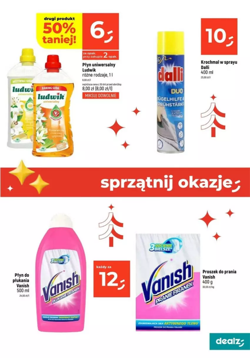 Gazetka promocyjna Dealz - ważna 14.11 do 20.11.2024 - strona 11 - produkty: Ludwik, Płyn do płukania, Proszek do prania, Vanish