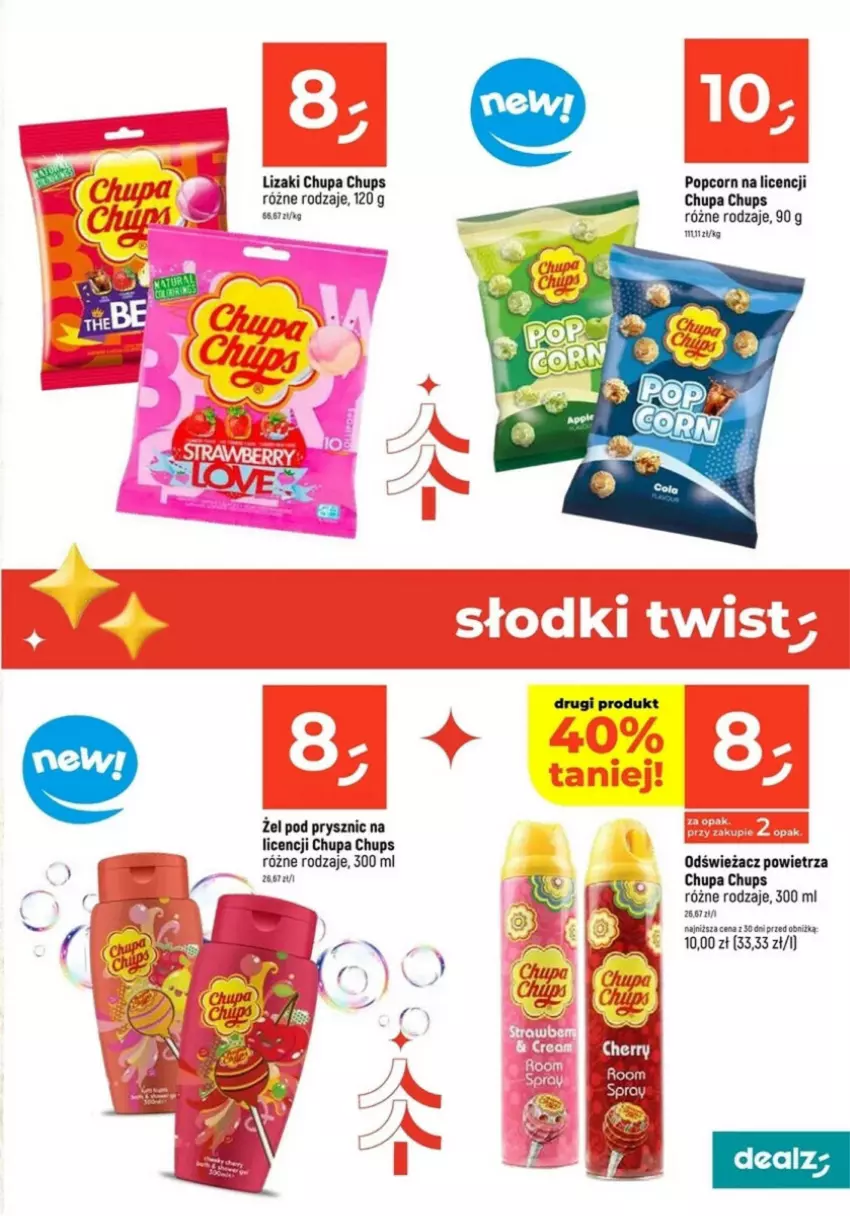 Gazetka promocyjna Dealz - ważna 14.11 do 20.11.2024 - strona 5 - produkty: Chupa Chups, Lizaki, Odświeżacz powietrza, Popcorn