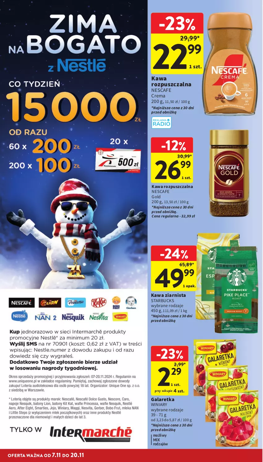 Gazetka promocyjna Intermarche - ważna 07.11 do 13.11.2024 - strona 26 - produkty: Gala, Galaretka, Kawa, Kawa rozpuszczalna, Kawa ziarnista, Winiary