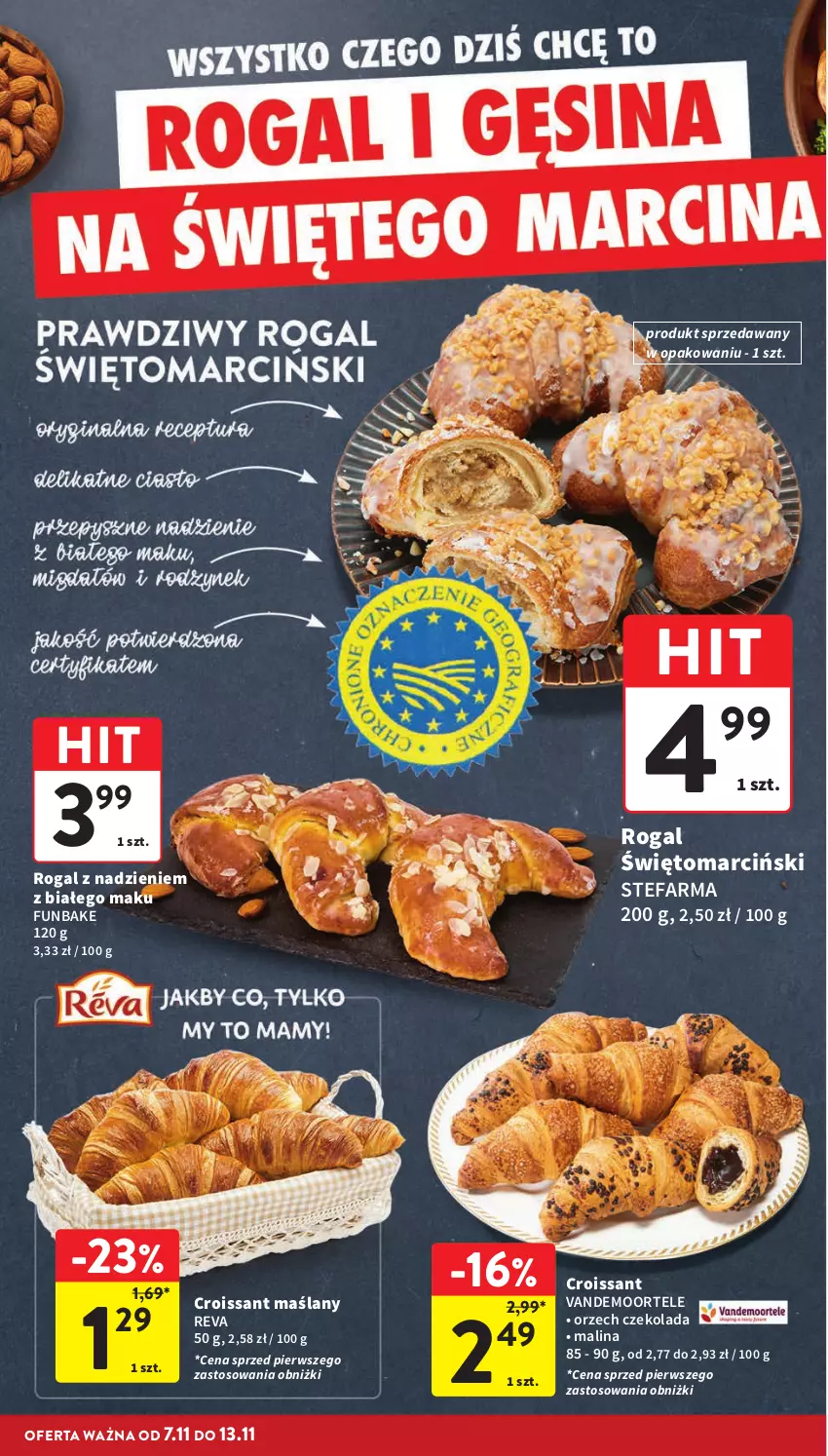 Gazetka promocyjna Intermarche - ważna 07.11 do 13.11.2024 - strona 6 - produkty: Croissant, Czekolada, Fa, NBA, Rogal