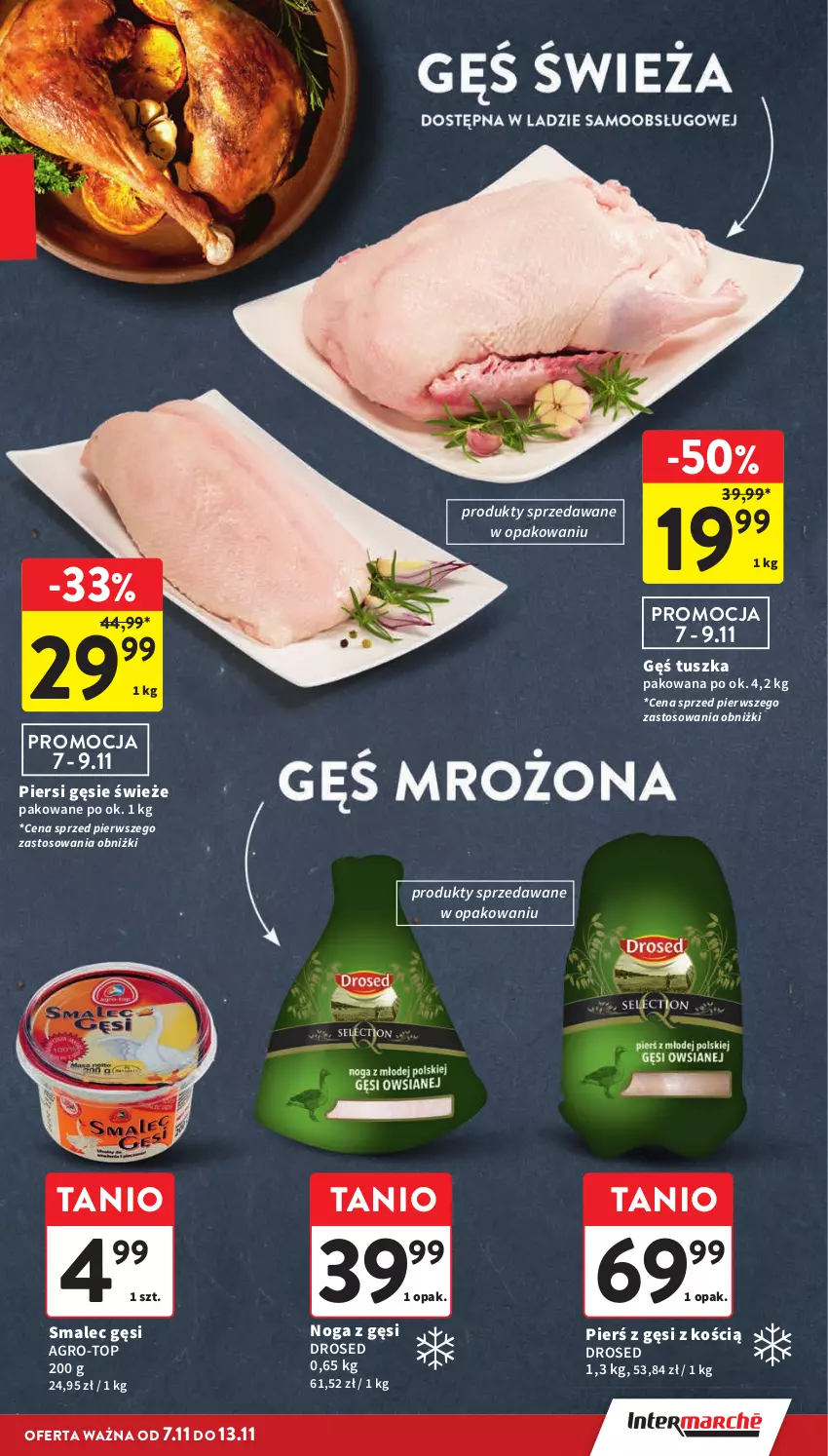 Gazetka promocyjna Intermarche - ważna 07.11 do 13.11.2024 - strona 7 - produkty: Smalec, Top, Tusz