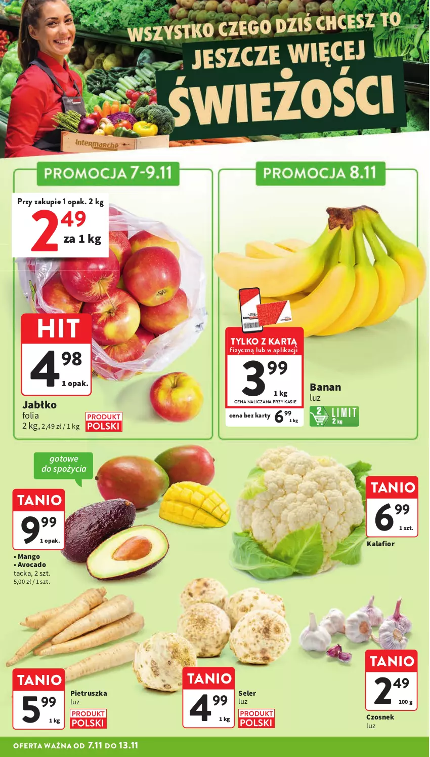 Gazetka promocyjna Intermarche - ważna 07.11 do 13.11.2024 - strona 8 - produkty: Avocado, Czosnek, Kalafior, Mango, Pietruszka