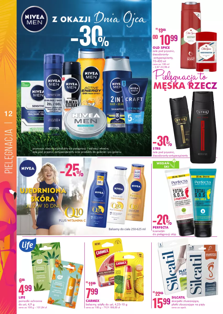 Gazetka promocyjna Super Pharm - Gazetka - ważna 14.06 do 30.06.2021 - strona 12 - produkty: Antyperspirant, Dezodorant, Karp, Kosmetyki do pielęgnacji, Old Spice, Perfecta, Skarpetki, Str8