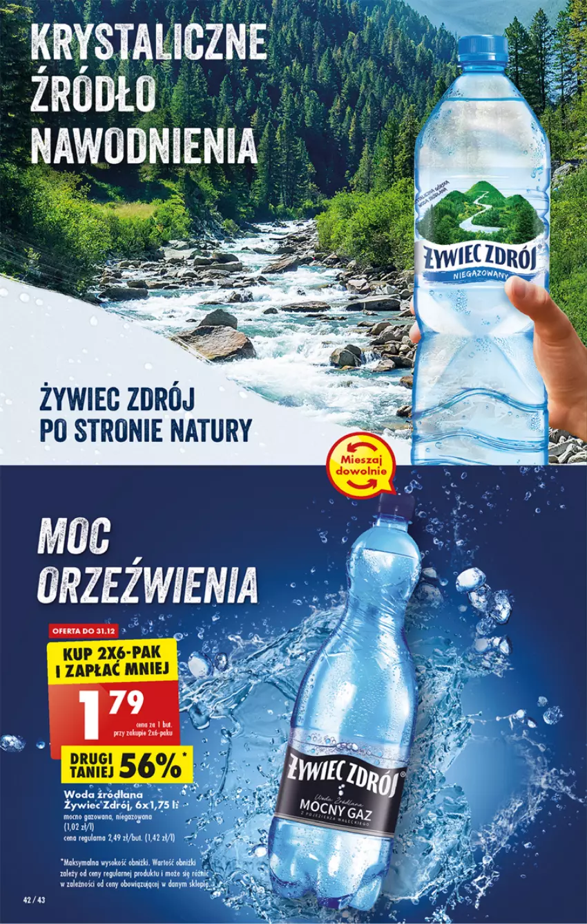 Gazetka promocyjna Biedronka - Gazetka - Biedronka.pl - ważna 29.12.2022 do 04.01.2023 - strona 42 - produkty: Sok, Woda