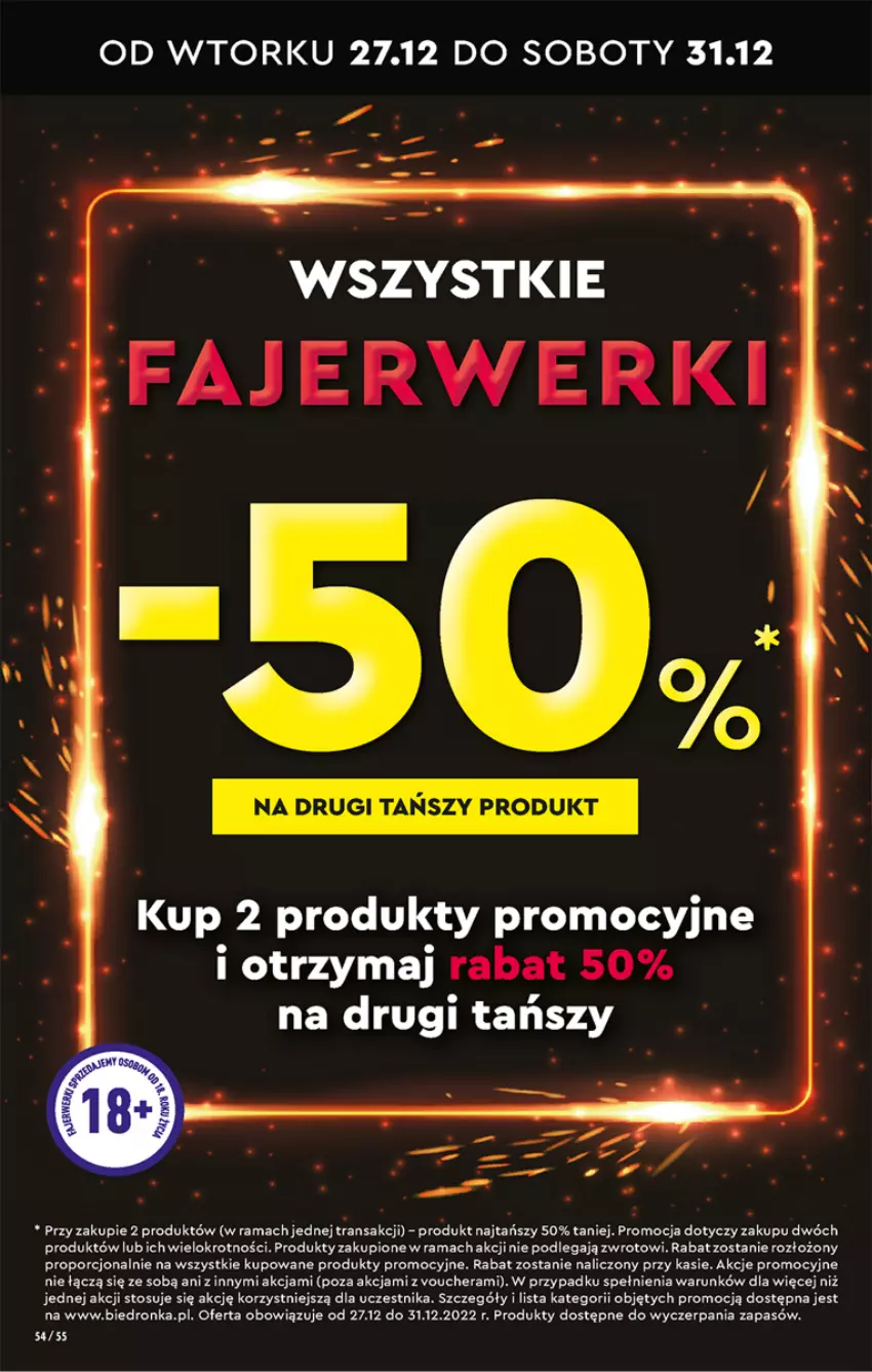 Gazetka promocyjna Biedronka - Gazetka - Biedronka.pl - ważna 29.12.2022 do 04.01.2023 - strona 54 - produkty: Fa, Por, Rama, Tran