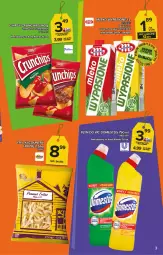 Gazetka promocyjna Topaz - Gazetka - Gazetka - ważna od 16.06 do 16.06.2021 - strona 3 - produkty: Domestos, Chipsy, Crunchips, Płyn do wc, Frytki, Olej, Mleko