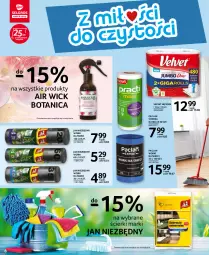 Gazetka promocyjna Selgros - Katalog Sprzątanie - Gazetka - ważna od 07.09 do 07.09.2022 - strona 8 - produkty: Jan Niezbędny, Air Wick, Worki na śmieci, Velvet, Ręcznik, Worki na śmiec