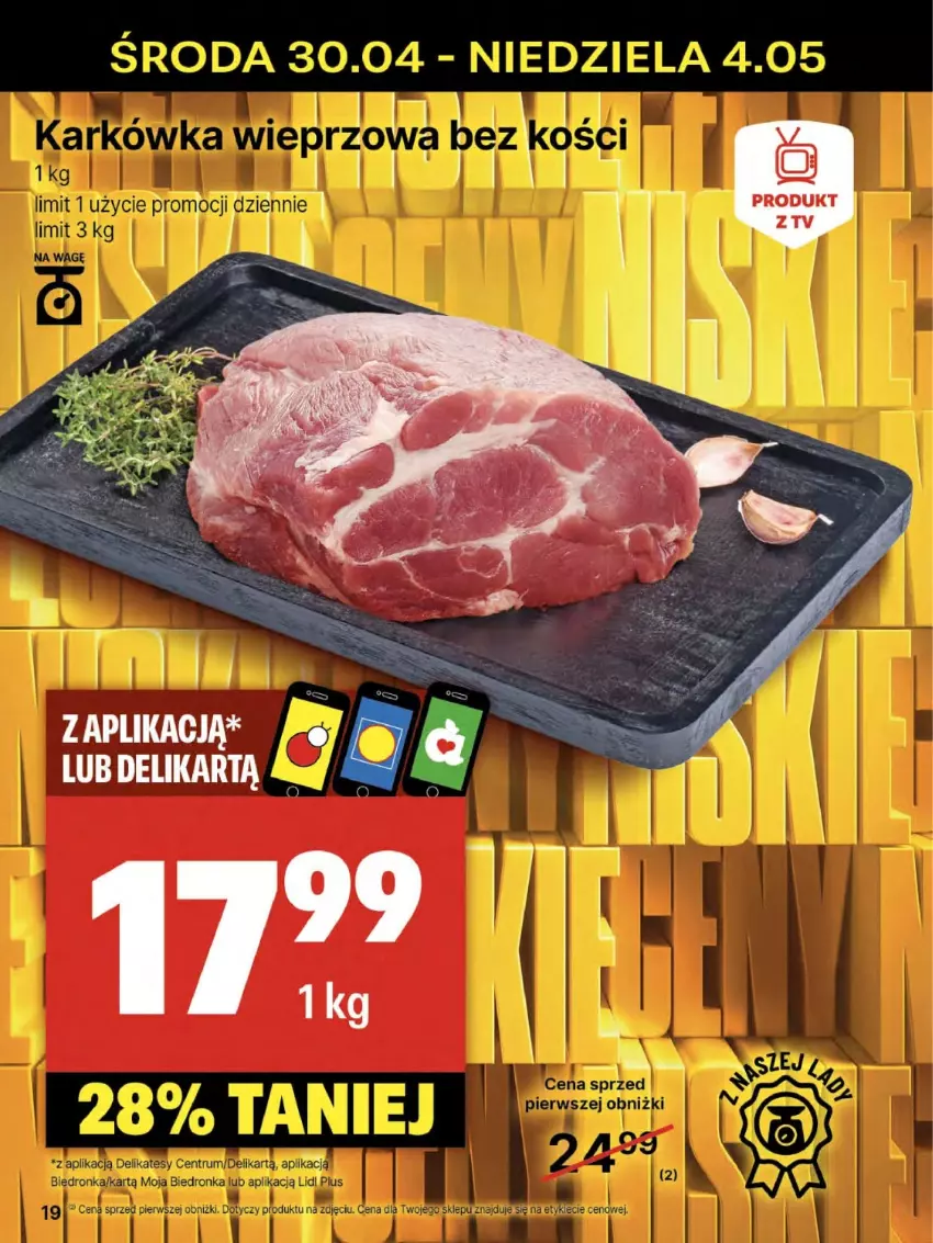 Gazetka promocyjna Delikatesy Centrum - Franczyza DC18 Czwartek - ważna 01.05 do 07.05.2025 - strona 19