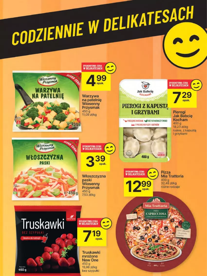 Gazetka promocyjna Delikatesy Centrum - Franczyza DC18 Czwartek - ważna 01.05 do 07.05.2025 - strona 52 - produkty: Pizza, Por, Truskawki