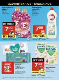 Gazetka promocyjna Delikatesy Centrum - Franczyza DC18 Czwartek - Gazetka - ważna od 07.05 do 07.05.2025 - strona 43 - produkty: Rum, Pur, Pampers, BoboVita, Płyn do płukania, Aloe vera, Chusteczki, Płyn do mycia, Olma