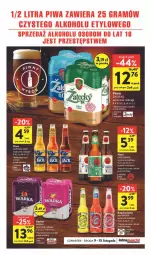 Gazetka promocyjna Intermarche - Gazetka - ważna od 15.11 do 15.11.2023 - strona 31 - produkty: Piwa, Top, Gra, Tera, Warka, Radler, Napój, Fa