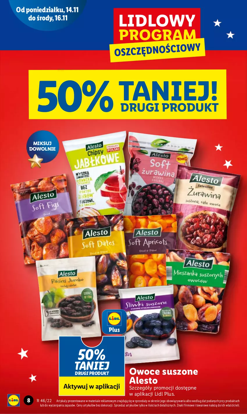 Gazetka promocyjna Lidl - GAZETKA - ważna 14.11 do 16.11.2022 - strona 14 - produkty: Owoce, Owoce suszone