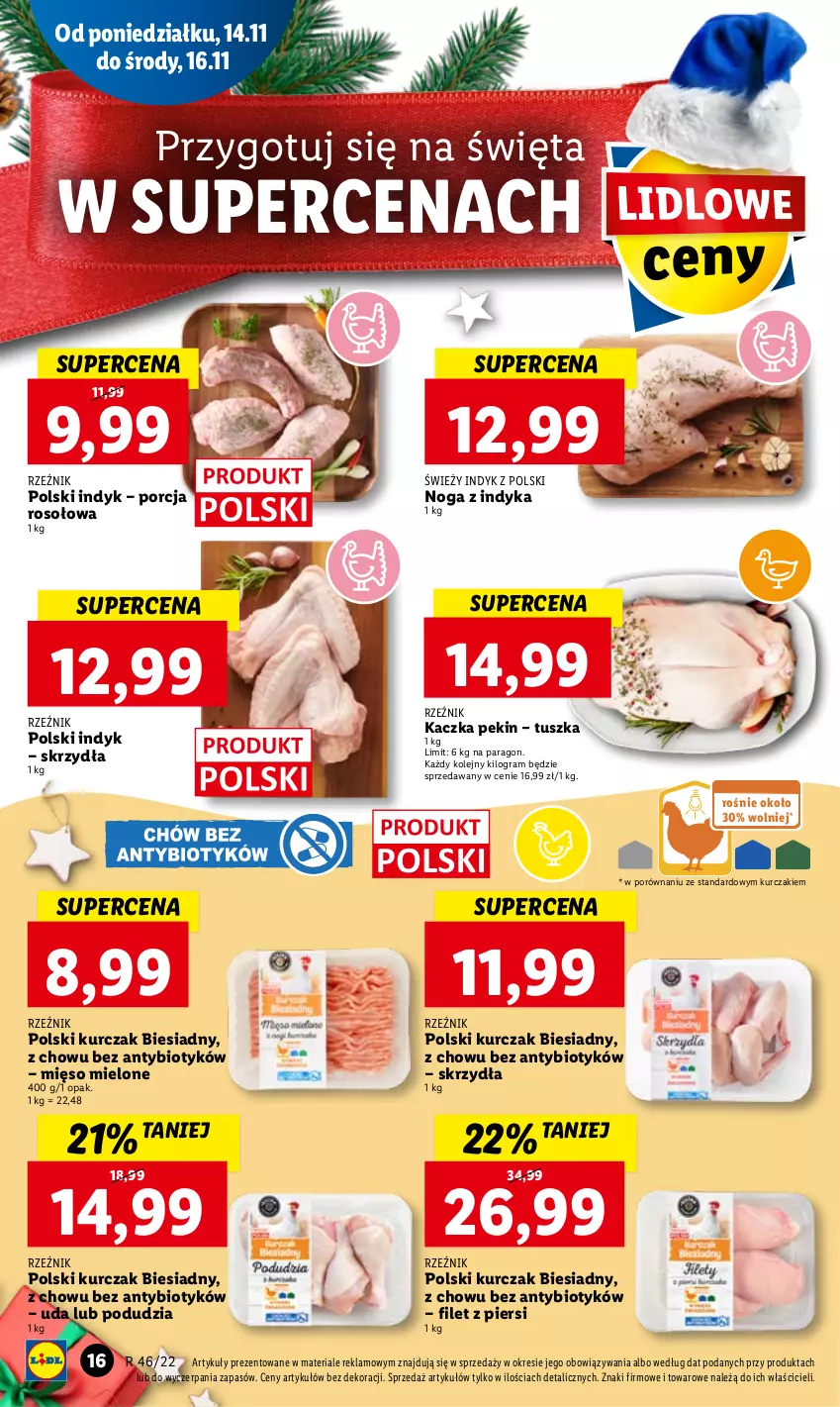 Gazetka promocyjna Lidl - GAZETKA - ważna 14.11 do 16.11.2022 - strona 26 - produkty: Gra, Kaczka, Kurczak, Mięso, Mięso mielone, Olej, Por, Tusz