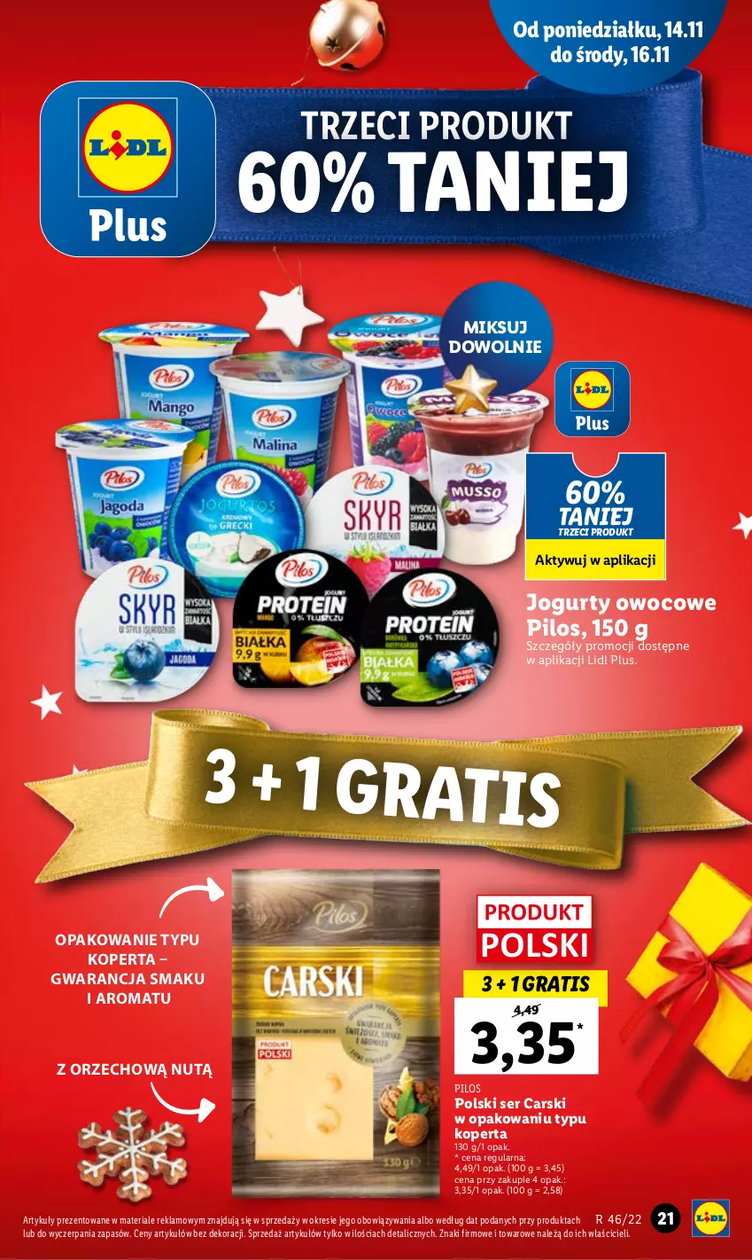 Gazetka promocyjna Lidl - GAZETKA - ważna 14.11 do 16.11.2022 - strona 31 - produkty: Cars, Gra, Jogurt, Pilos, Ser