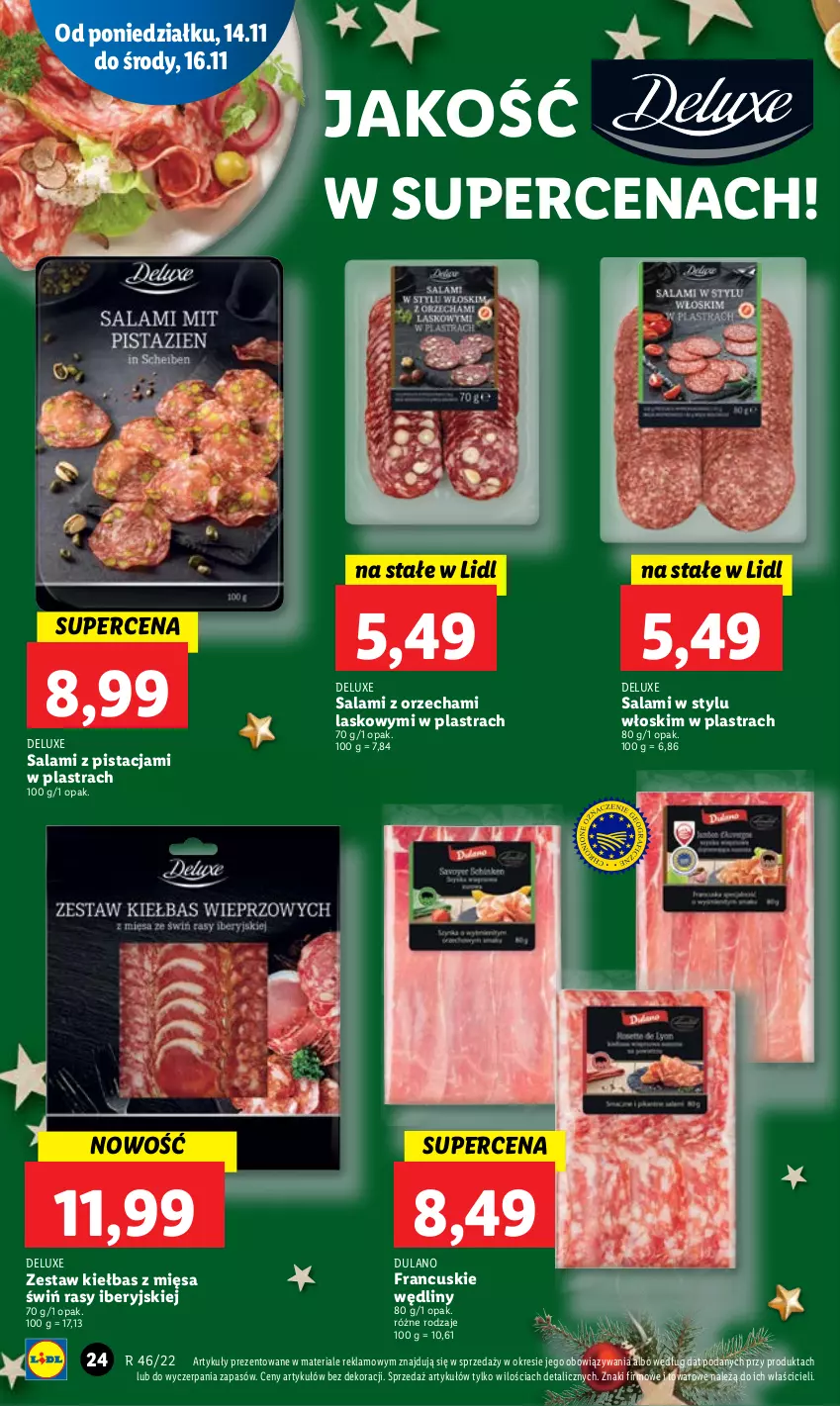 Gazetka promocyjna Lidl - GAZETKA - ważna 14.11 do 16.11.2022 - strona 34 - produkty: Dulano, Salami