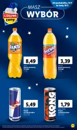 Gazetka promocyjna Lidl - GAZETKA - Gazetka - ważna od 16.11 do 16.11.2022 - strona 11 - produkty: Red Bull, Napój gazowany, Fanta, Napój, Fa