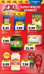 Gazetka promocyjna Lidl - GAZETKA - Gazetka - ważna od 16.11 do 16.11.2022 - strona 49 - produkty: Majonez, Ketchup, Makaron, Ser, Oliwki, Ogórki konserwowe, Stek, Penne, Spaghetti, Kotlin, Tuńczyk, Oleo, Olej