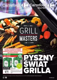 Gazetka promocyjna Carrefour - Gazetka Pyszny świat grilla - Gazetka - ważna od 08.05 do 08.05.2021 - strona 1 - produkty: Piwa, Piwo, Koc, Gra, Kosz, Grill, Okocim