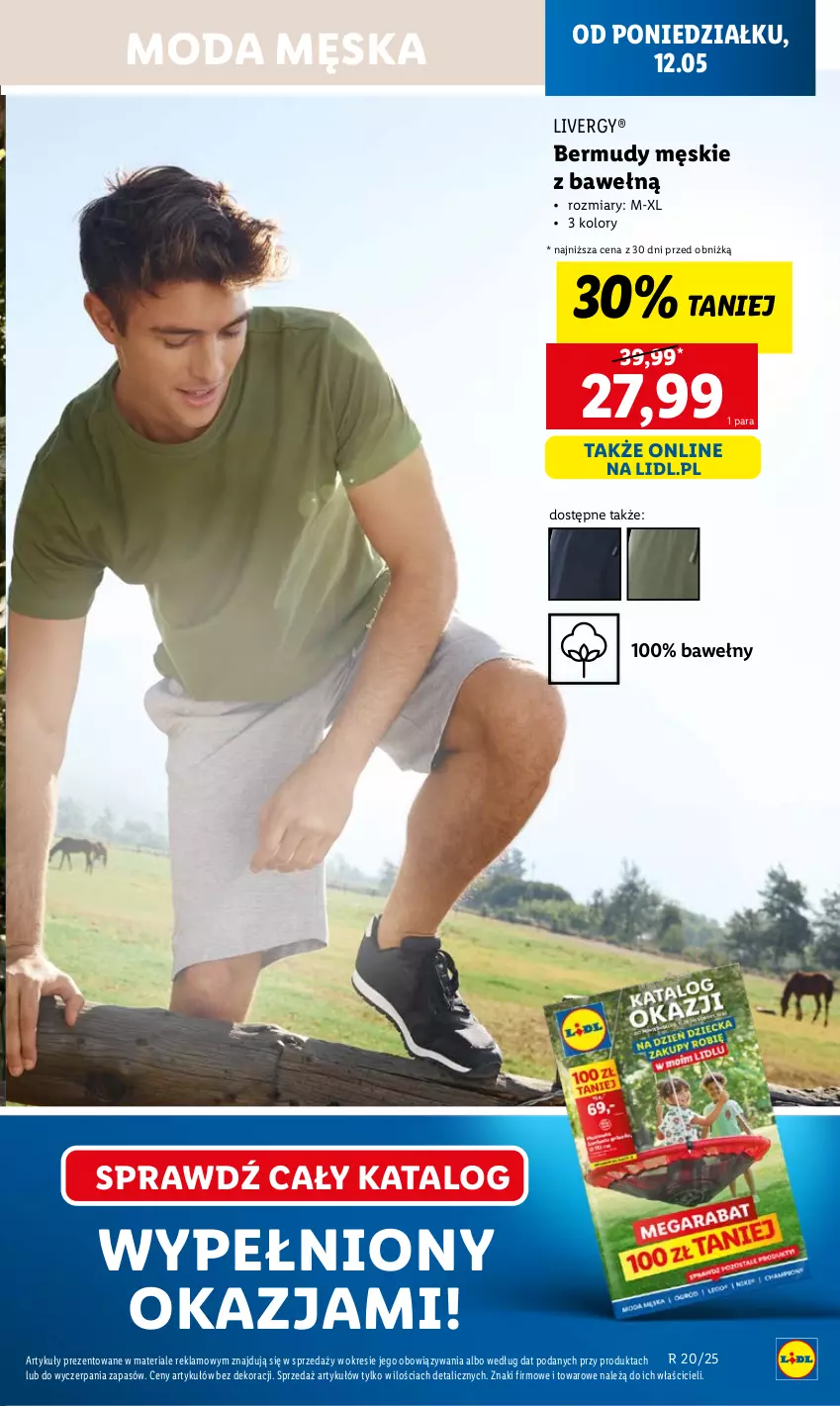 Gazetka promocyjna Lidl - GAZETKA - ważna 12.05 do 14.05.2025 - strona 13 - produkty: Bermudy, Moda