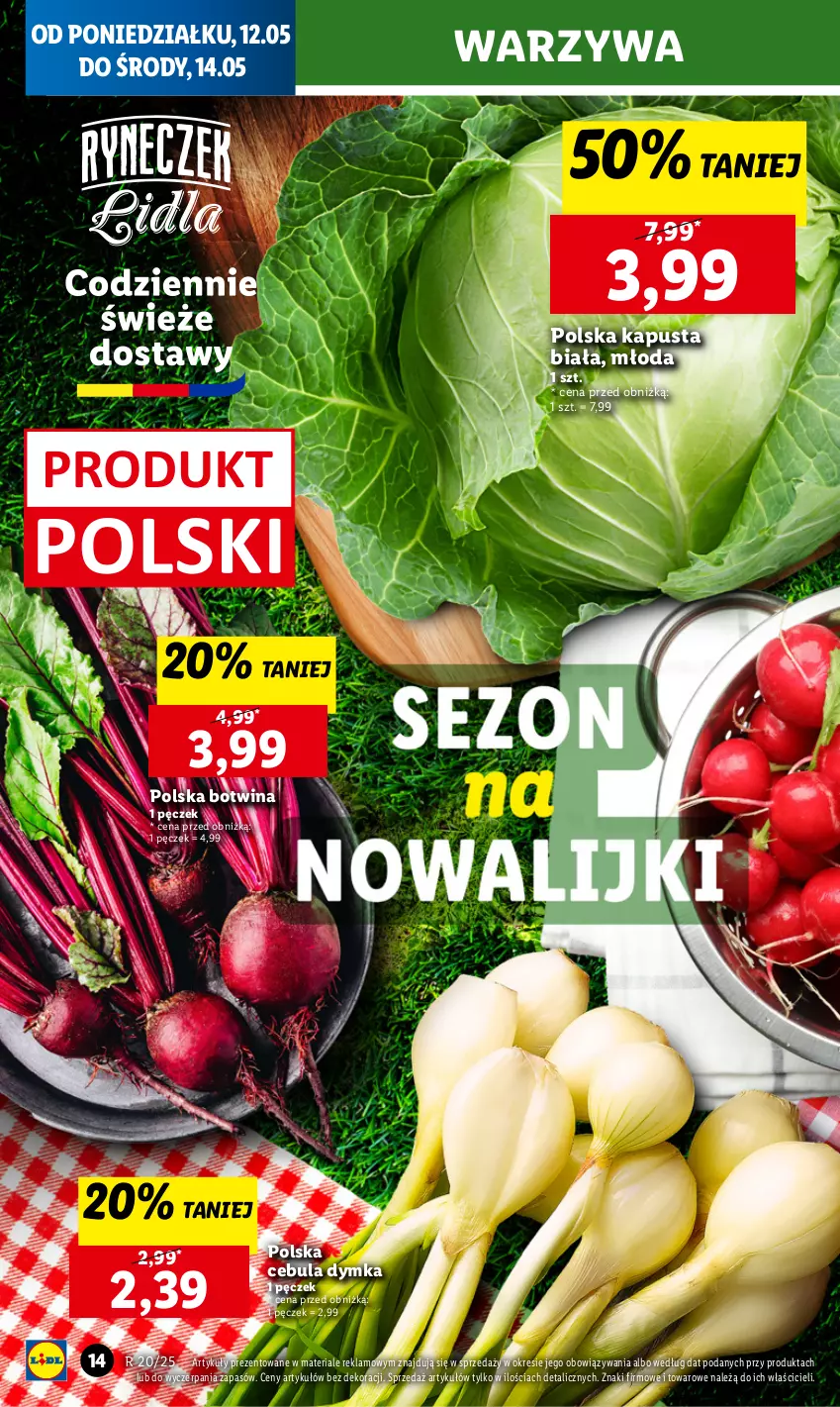 Gazetka promocyjna Lidl - GAZETKA - ważna 12.05 do 14.05.2025 - strona 18 - produkty: Cebula, Warzywa