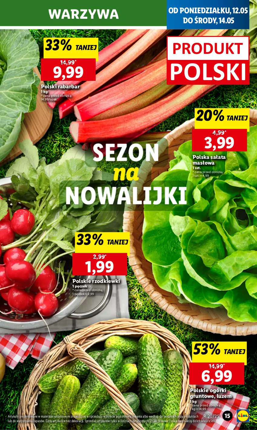 Gazetka promocyjna Lidl - GAZETKA - ważna 12.05 do 14.05.2025 - strona 19 - produkty: Grunt, Masło, Sałat, Sałata masłowa, Warzywa