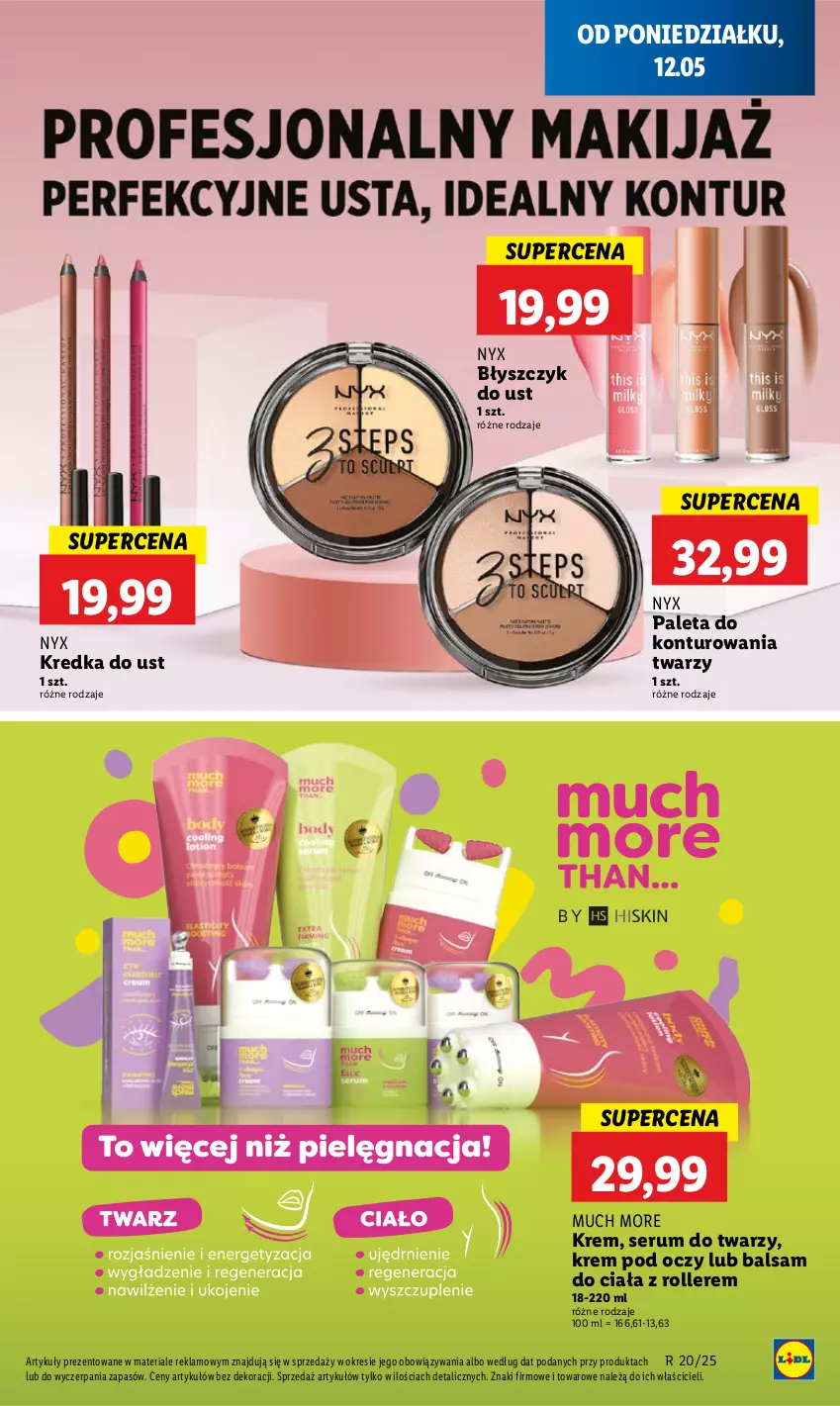 Gazetka promocyjna Lidl - GAZETKA - ważna 12.05 do 14.05.2025 - strona 63 - produkty: Balsam do ciała, Błyszczyk do ust, Kredka, Krem pod oczy, Paleta, Roller, Rum, Ser, Serum, Serum do twarzy