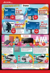 Gazetka promocyjna Alsen - Gazetka Alsen - Gazetka - ważna od 31.05 do 31.05.2025 - strona 6 - produkty: Sok, Ser, Por, Gra, Papier, Kosz, Tera, Urządzenie wielofunkcyjne, Drukarki, Drukarka, Monitor, Canon, Mobil, Intel, Akumulator, Fa