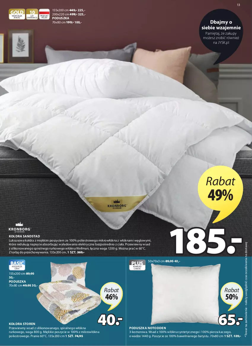 Gazetka promocyjna Jysk - Swietna oferta - ważna 03.02 do 16.02.2021 - strona 14 - produkty: Kołdra, Mięta, Poduszka, Waga