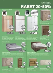Gazetka promocyjna Jysk - Swietna oferta - Gazetka - ważna od 16.02 do 16.02.2021 - strona 5 - produkty: Stolik nocny, Rama, Stolik, Materac, Tera, Spód żebrowy, Komoda, Moda, Kredens, Szafa, Rama łóżka, Drzwi, Fa