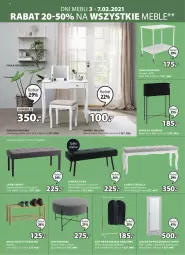 Gazetka promocyjna Jysk - Swietna oferta - Gazetka - ważna od 16.02 do 16.02.2021 - strona 7 - produkty: Konsola, Ubrania, Sos, Sok, Puf, Buty, Regał, Statyw na ubrania, Taboret, Kwietnik, Półka, Aksam, Meble, Fa