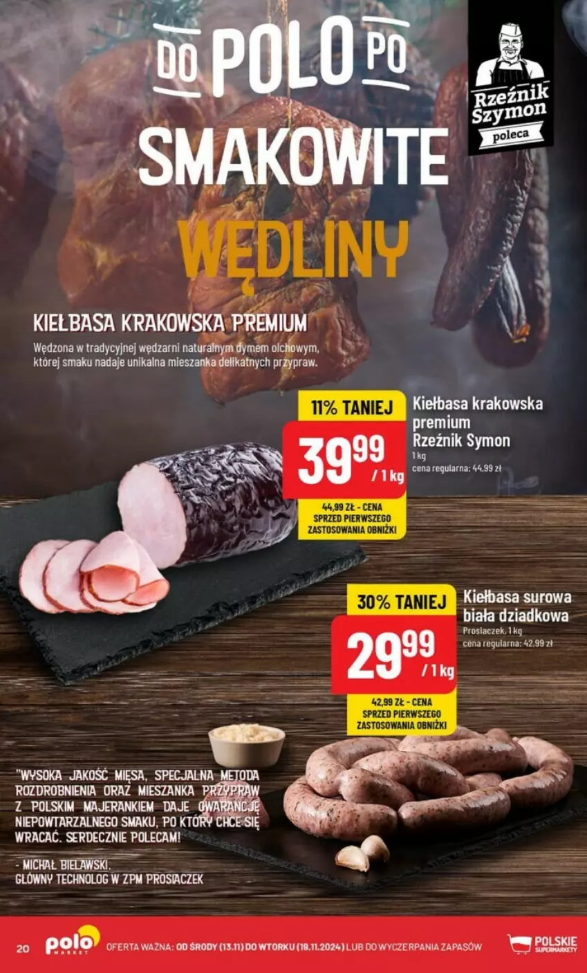 Gazetka promocyjna PoloMarket - ważna 13.11 do 19.11.2024 - strona 13 - produkty: AEG, Kiełbasa, Ser