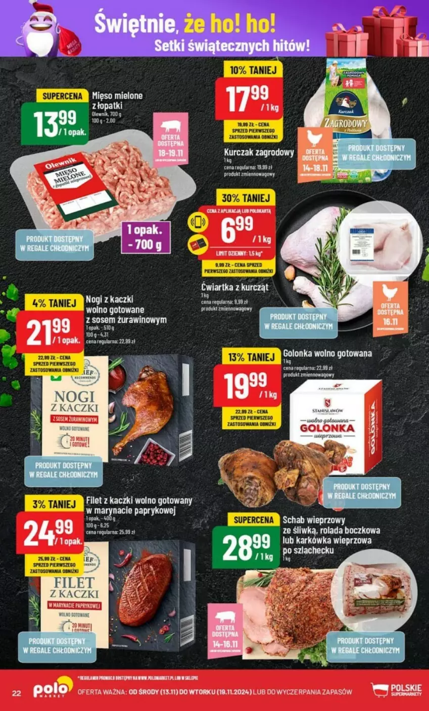 Gazetka promocyjna PoloMarket - ważna 13.11 do 19.11.2024 - strona 15 - produkty: Mięso, Mięso mielone, Olewnik, Por, Rolada