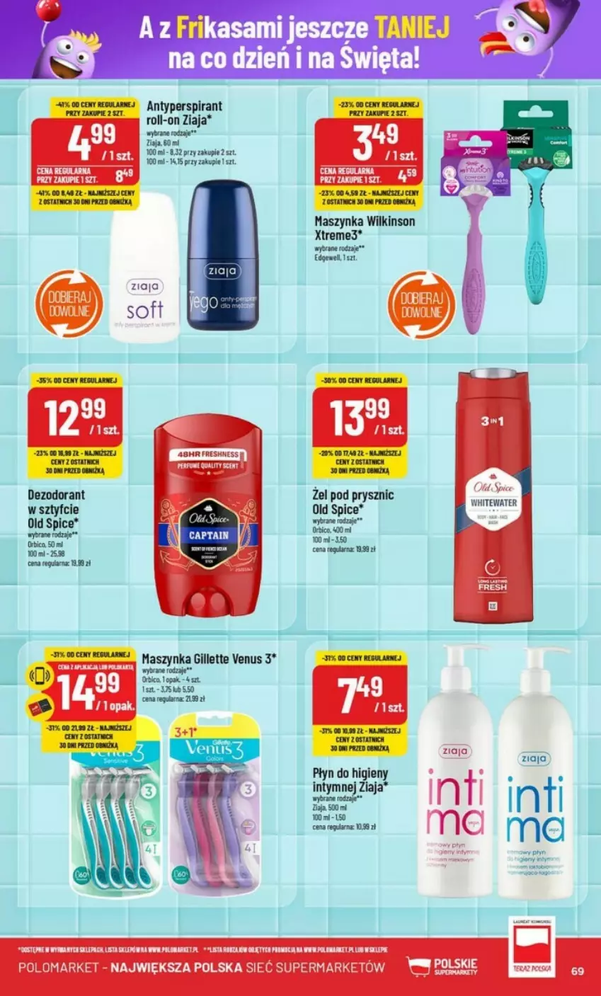 Gazetka promocyjna PoloMarket - ważna 13.11 do 19.11.2024 - strona 66 - produkty: Antyperspirant, Gillette, Gillette Venus, Maszynka, Szynka, Venus, Ziaja