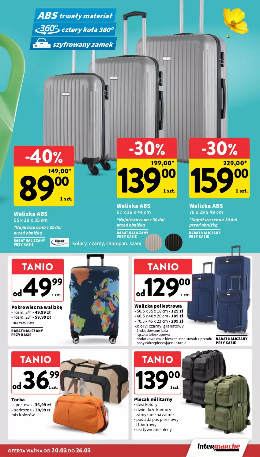 Gazetka promocyjna Intermarche - Gazetka promocyjna - ważna 20.03 do 26.03.2025 - strona 33 - produkty: Gra, Granat, Piec, Plecak, Pokrowiec, Por, Sport, Teleskop, Torba, Ubrania, Walizka