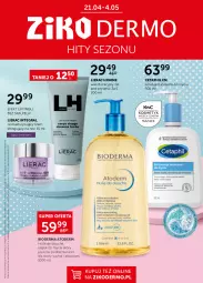 Gazetka promocyjna Ziko - 21.04-4.05.2022 - Gazetka - ważna od 04.05 do 04.05.2022 - strona 1 - produkty: Emulsja, Top, Ser, Gra, Bioderma, Lierac, Olej, Atoderm, Cetaphil