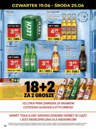 Gazetka promocyjna Delikatesy Centrum - Franczyza DC25 Czwartek - Gazetka - ważna od 25.06 do 25.06.2025 - strona 39 - produkty: Piwa, Piwo, Piec, Rum, Gra, Kasztelan, Heineken, Tyskie, Warka, Tatra, Desperados, Lech Premium