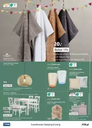 Gazetka promocyjna Jysk - Gazetka - ważna od 05.11 do 05.11.2023 - strona 17 - produkty: Sos, Gin, Stół, Poszewka, Wełna, Ręcznik, Szklanka, Krzesło, Lampa, Lampa wisząca