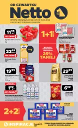 Gazetka promocyjna Netto - Od Czwartku - Gazetka - ważna od 10.01 do 10.01.2026 - strona 1 - produkty: Mięso mielone, Ser, Mus, Gra, Papryka słodka, Papryka, Chipsy, Kawa mielona, Kawa, Mlekovita, Tera, Muszynianka, Lavazza, Woda mineralna, Mocca Fix Gold, Gouda, Woseba, Woda, Masło, Lay’s, Mięso, Mleko