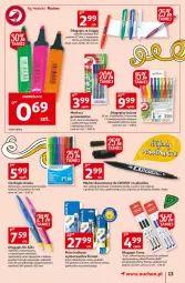 Gazetka promocyjna Auchan - Rysuje się kolorowy powrót do szkoły Hipermarkety - Gazetka - ważna od 11.08 do 11.08.2021 - strona 13 - produkty: Por, BIC, Długopis, Marker, Cars, Tusz