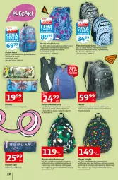 Gazetka promocyjna Auchan - Rysuje się kolorowy powrót do szkoły Hipermarkety - Gazetka - ważna od 11.08 do 11.08.2021 - strona 20 - produkty: Piec, Top, Por, Słuchawki, Organizer, Kaki, Piórnik, Uchwyty, Plecak, Poduszka