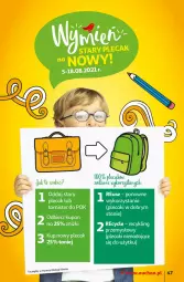 Gazetka promocyjna Auchan - Rysuje się kolorowy powrót do szkoły Hipermarkety - Gazetka - ważna od 11.08 do 11.08.2021 - strona 47 - produkty: Plecak