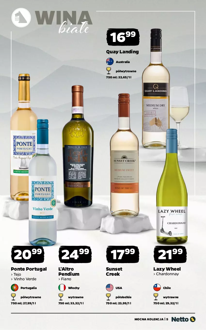 Gazetka promocyjna Netto - Alkohole - Mocne - ważna 19.01 do 31.01.2026 - strona 5 - produkty: Chardonnay, Por